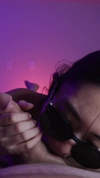 Pov blowjob: pelacur asia yang penurut nyepong kontol sampai dicrot di wajah & lidahnya - wmaf - meimeixxx