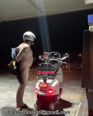 No limit cbt slave: Bogel di luar rumah