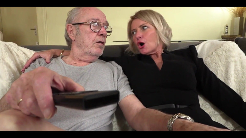 HPG Production: Blonde Posh Cougar in Group Sex While Grandpa Watches
