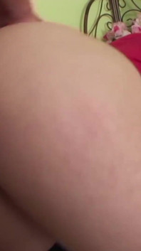 Hairy teen is bouncing on hard wang