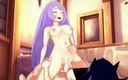 Hentai Smash: Фута Немурі трахає Хадо у ванні - мій герой академія хентай