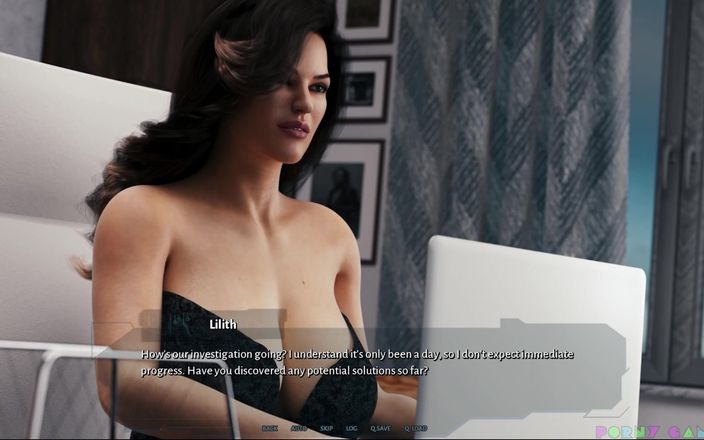 Porny Games: 1000人によるサイバネティック誘惑-お気に入りのバーテンダーとのセクシーな時間9