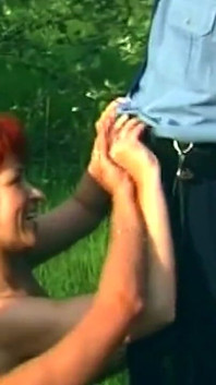 Outdoor Lesbian Sluts Licking Hairy Pussies in Group Frenzy