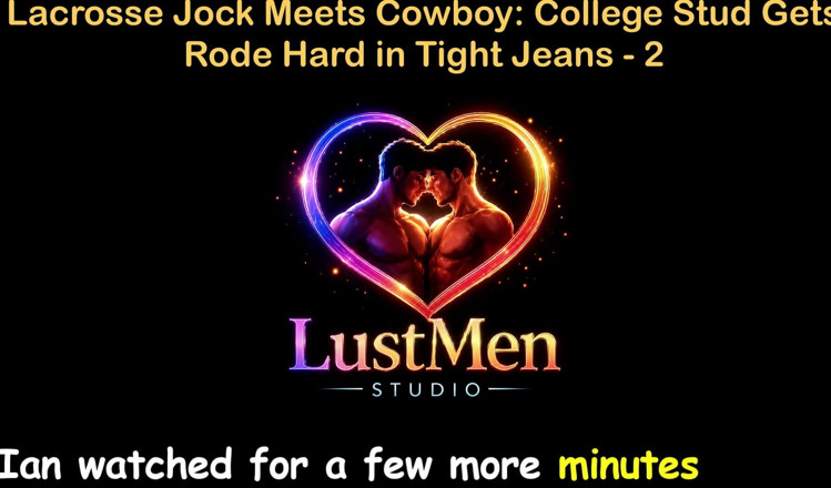 LustMen: 英語オーディオゲイセックスストーリー - ラクロス選手とカウボーイの出会い:大学のスタッドがタイトジーンズで激しく愛される - パート2