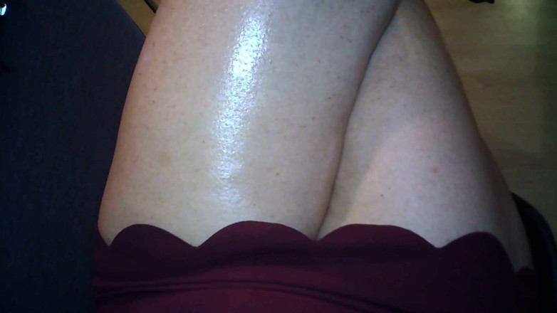 MisS Angel: Looking down on my lap.