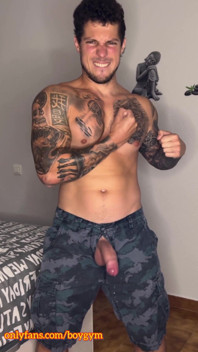 My Military Cock Cums with No Touch
