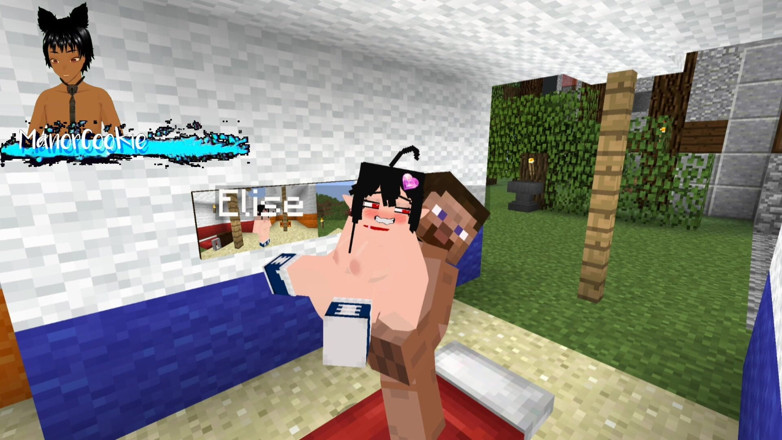 Manor Cookie: Minecraft Jenny mod fapcraft Elise总是张开嘴接受鸡巴