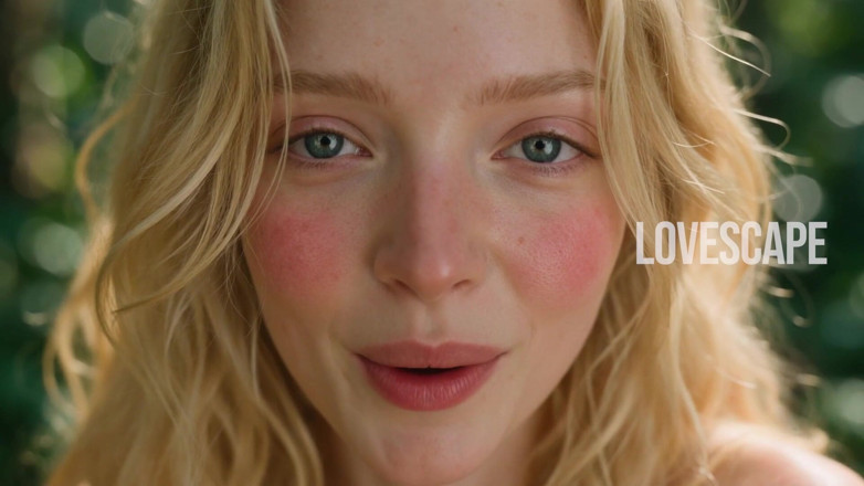 Lovescape: Blonda din pădure se joacă cu ea până la orgasm...