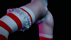 Wraith ward: Zrzavá dívka s copánky tančí : 3D Hentai