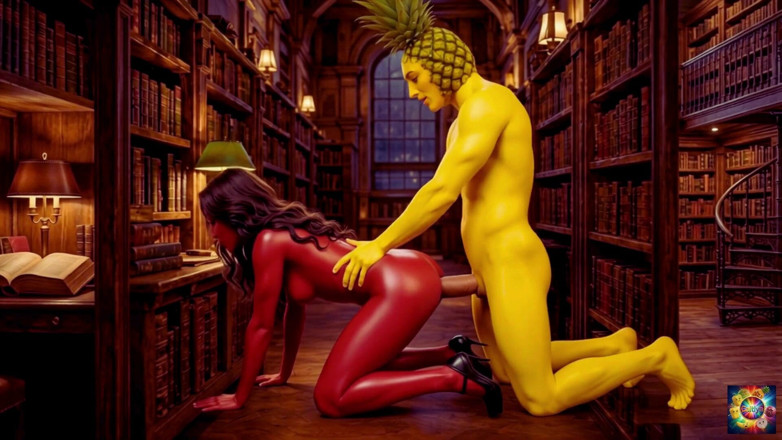 Caitlynvx: Geheime bibliotheek romantiek - ai hentai asmr