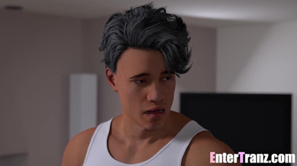 Enter Tranz: TS MILF fucks best friends husband