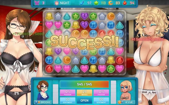 LoveSkySan69Real: Huniepop 2 - çifte randevu - loveskysan'ın iç çamaşırlı bölüm 7 azgın hatunları