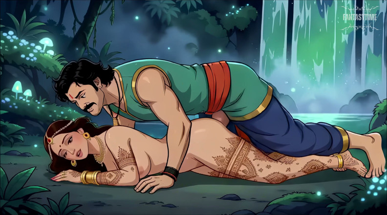 Fantasy time: Quando Bahu conheceu Avantika em uma queda de água (versão de sexo...