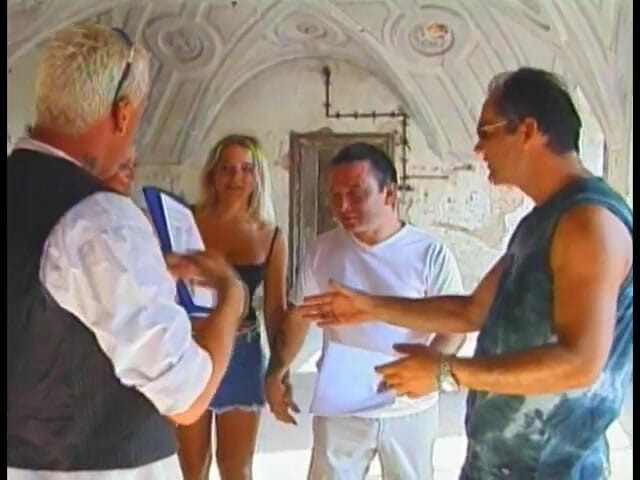 Cumming Soon: Horny lard-bucket proposed young blonde cutie to earn some Euros...