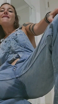 Merem melek putri tiriku jean overalls!