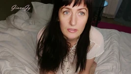 Splashed From Orgasm While Watching Porn Where a Man Does Cunnilingus. Hairy Pussy Masturbation