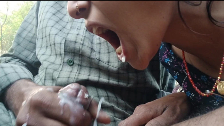seema: Indian Stepmom Cum in Mouth