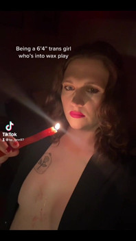 Trans Girl Wax Play
