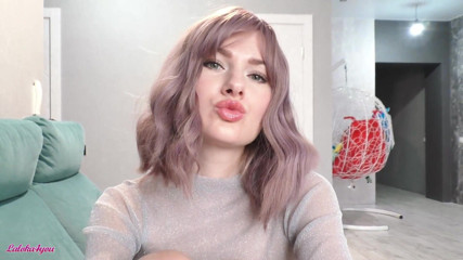 Laloka4you: Girl with Neat Legs Sensual Footjob Big Dick in Socks...