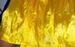 Cum on Princess Snow White Satin Cute Dress
