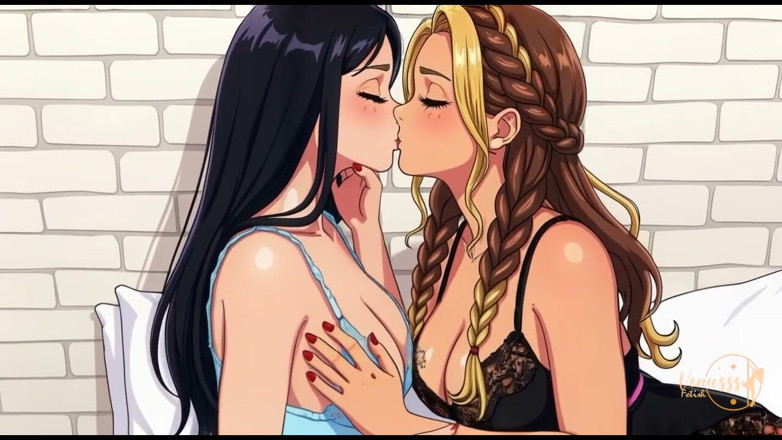 Venusss fetish: Venus and Yessika in Hot Tit Worship! Hentai Fetish