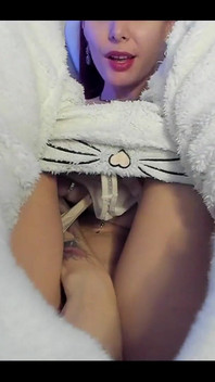 Sandy Playing and Rubbing Her Sweet Pussy