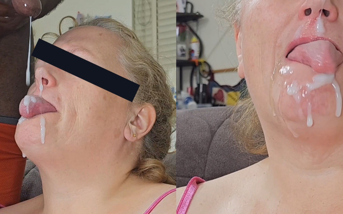 Big juicy ass booty clapper & jamdown: 彼は自分を抑えきれず、私の顔を大きな精液で覆いました