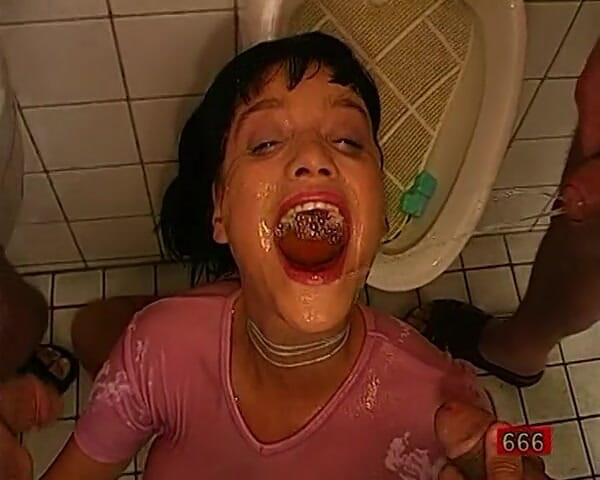 Piss Lover: First Time Piss and Cum Bukkake and Swallow Vintage Clip...
