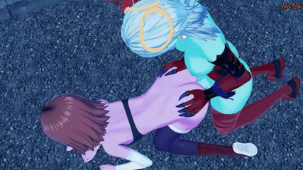 Hentai Smash: La suprema Kai Chronoa fa un deepthroat al cazzo di...