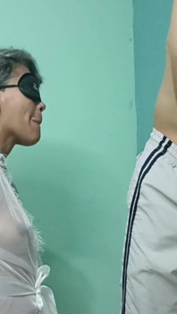 My Stepson Cheated on Me with a Game of Flavors - He Feeds Me a Big Cock and Ends up Filling Me with Milk