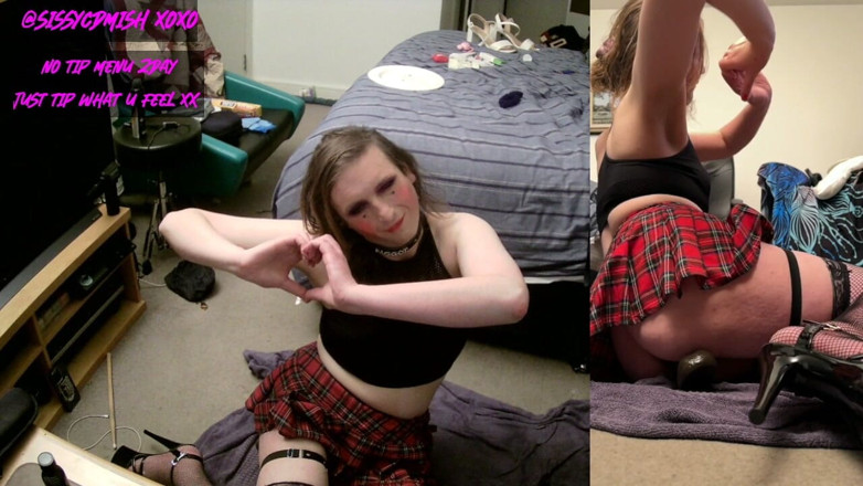 SissyCDMish: Sissycdmish - повія, яка любить великий чорний член у ажурних панчохах і на підборах
