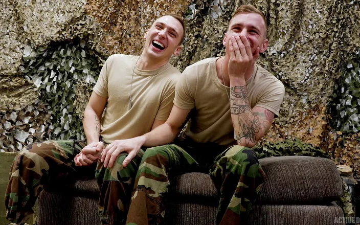 Active Duty: ActiveDuty - Fiery flip fuck for two muscle hunks