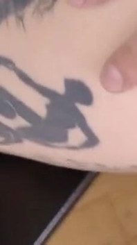 Anal Creampie with Tattooed Beauty