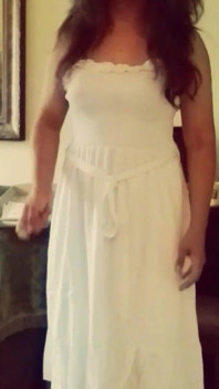 Classy Elegant - White Cami Dress
