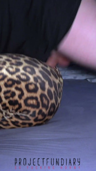 My Halloween Treat in a Leopard Zentai Catsuit for You