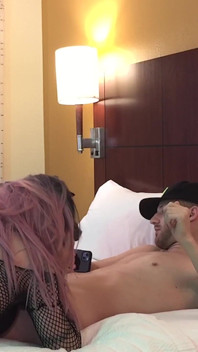 Goth Banci Jade Madison deepthroating batang - kompilasi 9