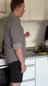 Bad Cleaner Should Clean My Cock Now, Deepthroat Blowjob and Breeding Femboy's Tight Ass