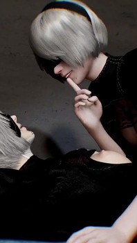 Futa Yorha 2b sta facendo sesso con un altro unità 2b | Nier Automata