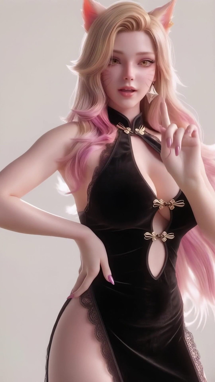 3D-Hentai Games: Ahri's zwoele dans (Chung Ha - moet gaan)