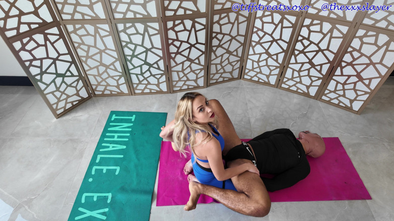 XXX Slayer Productions: Namaste &amp; Get Pegged by Teen Yoga Instructor