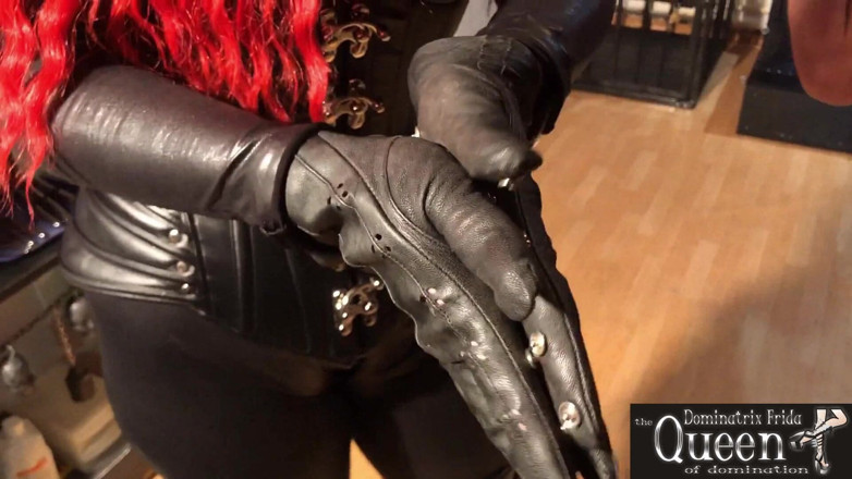Dominatrix Frida: Queen Dominatrix Frida with her slave in diverse BDSM and...