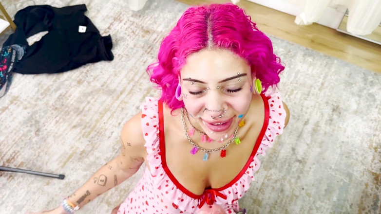 Steve Rickz: Horny Alt Girl Gets Hard Rough Pussy Pounding &amp; Facial - Steve...