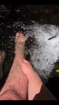 Rushing Water Against My Hirsute Legs