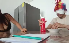 He Puts a Corn in His Pussy Masturbating