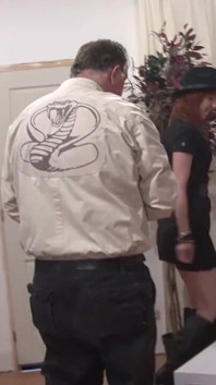 Sexy young redhead mounts huge cock in casting call
