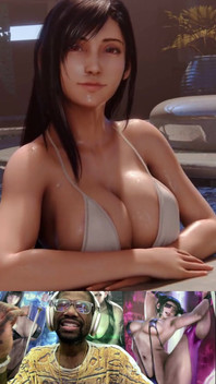 Big Huge Milky Breast Ass Tifa Shows You Her Tasty Milkies