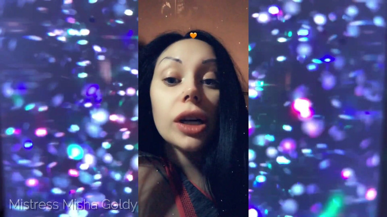 Goddess Misha Goldy: Rakaman sesi aplikasi! Putar roda - dapatkan tugas penghinaan!
