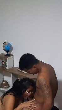 Melany Provokes Her Stepbrother