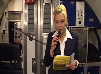 Public Lust: Naughty girl gets fucked in the plane