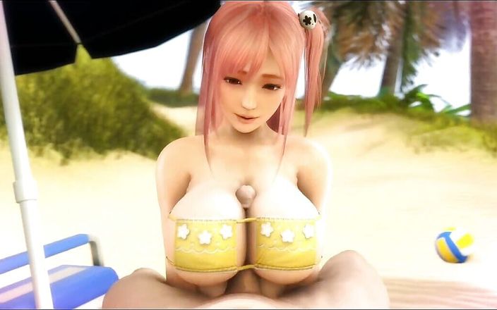 Stepsister Crush: Kız arkadaş Adilt Games ile plajda seks sürüşü
